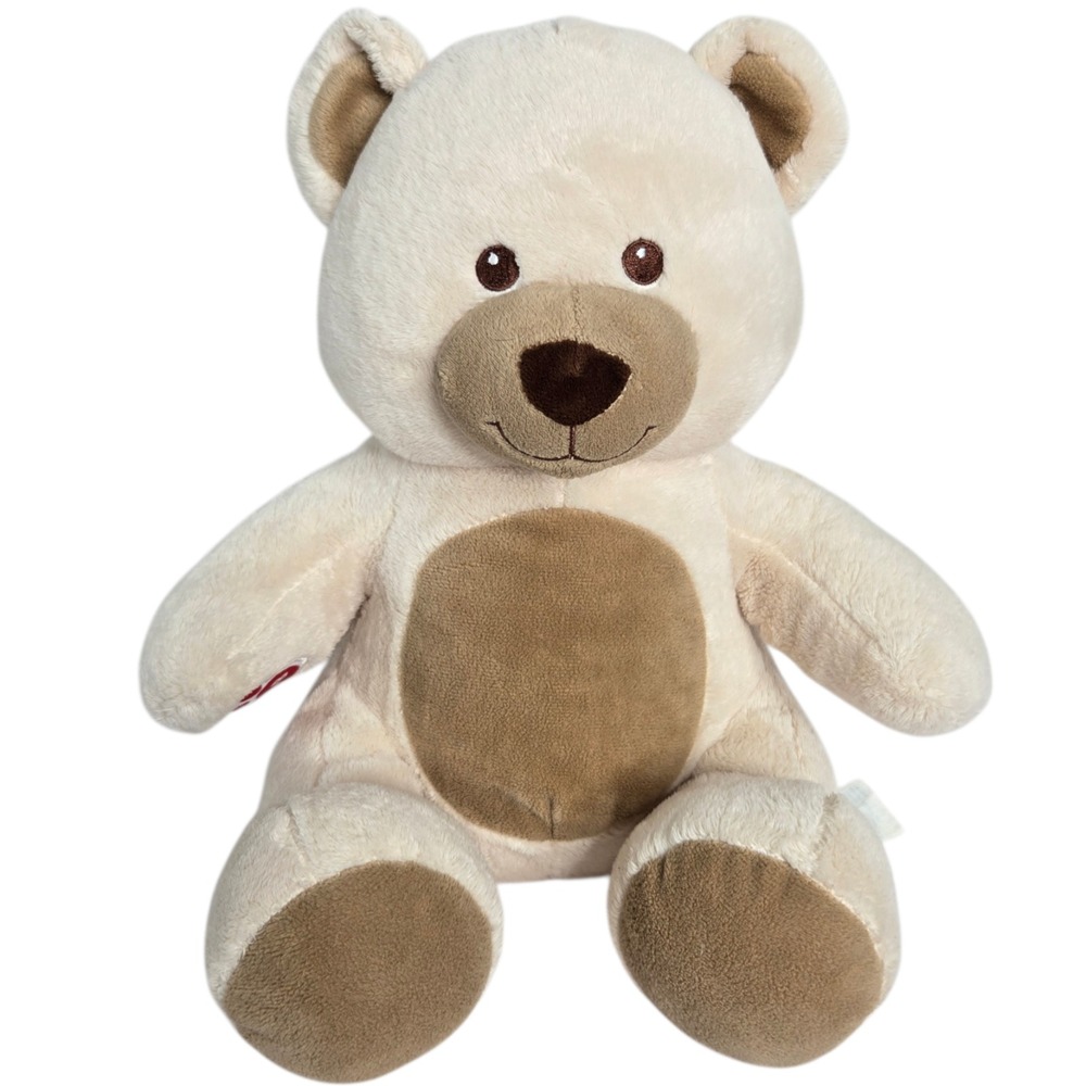 Build A Bear Velvet Hugs Teddy Bear 12" Cream Allergy Asthma Friendly Plush